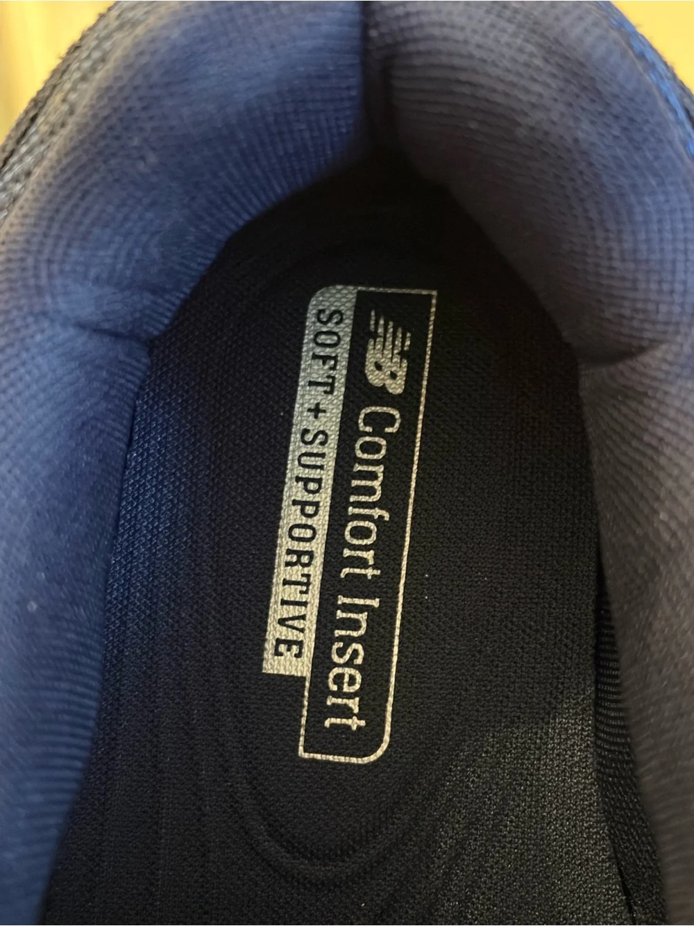 New Balance Men's Navy Suede Walking Sneakers
